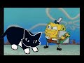 Maxwell Cat Trying To Get A Pizza From SpongeBob 