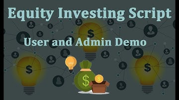 Crowdinvesting script - equity investing script - equity crowdfunding software