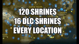 All The Legend of Zelda Breath of the Wild Shrine locations