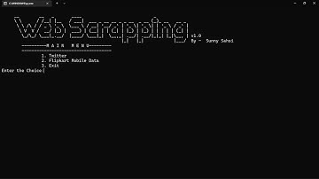 Website Scraper Project Demo Video