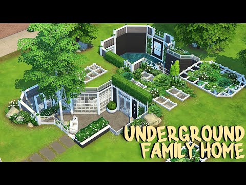 underground-family-home-💙-|-the-sims-4-|-speed-build