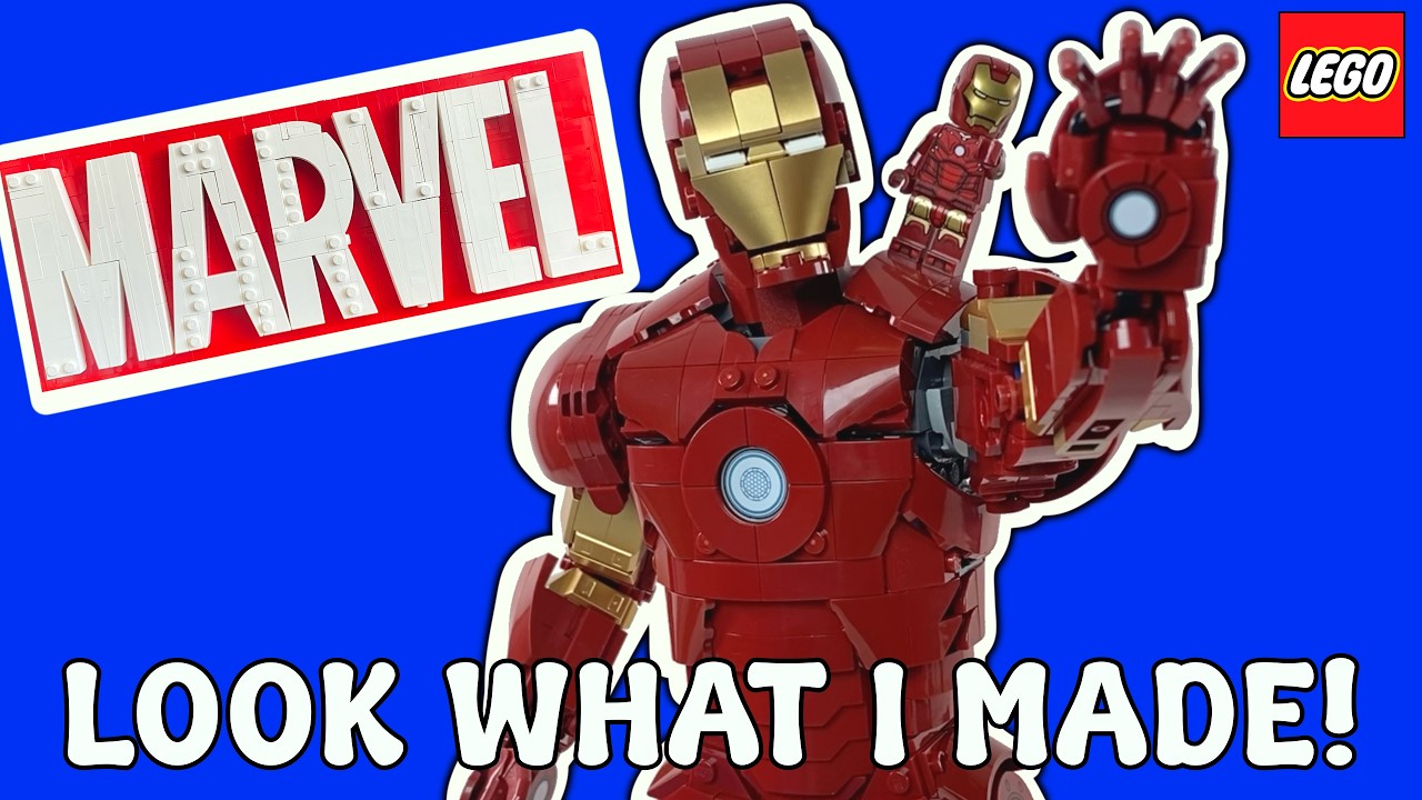 I AM IRON MAN | LEGO Marvel 76344 Iron Man Mark 3 Collectors