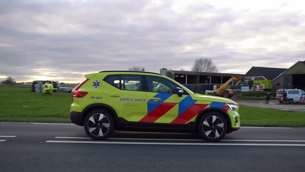 Dodelijk ongeval tussen verreiker en fietser aan de Frieseweg bij Kampen
