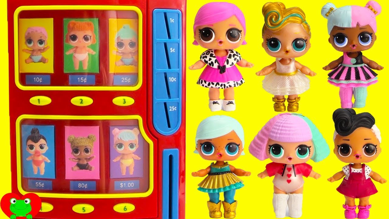 LOL Surprise Dolls Wrong Clothes Lil Sisters Ultra Rare Vending Machine Surprises - YouTube