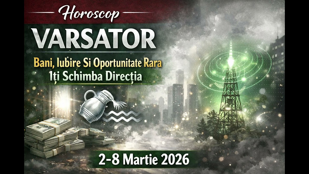 ♒Horoscop VARSATOR 2-8 Martie 2026-Bani, Iubire Si Oportunitate Rara Iti Schimba Directia