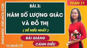 Toán 11 Cánh diều Bài 3: Hàm số lượng giác và đồ thị (DỄ HIỂU NHẤT)