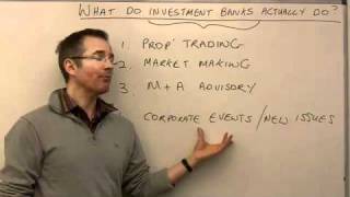 What do investment banks actually do?  MoneyWeek Investment Tutorials