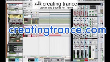 Making Trance Music using Reason part Two  - Creating Tracks