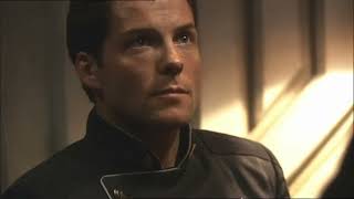 Battlestar Galactica Epic Moments - Lee is promoted to Commander