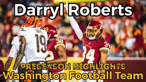 Darryl Roberts | 2021 Preseason Highlights | Washi...