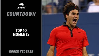 Roger Federer | Top 10 Moments | US Open