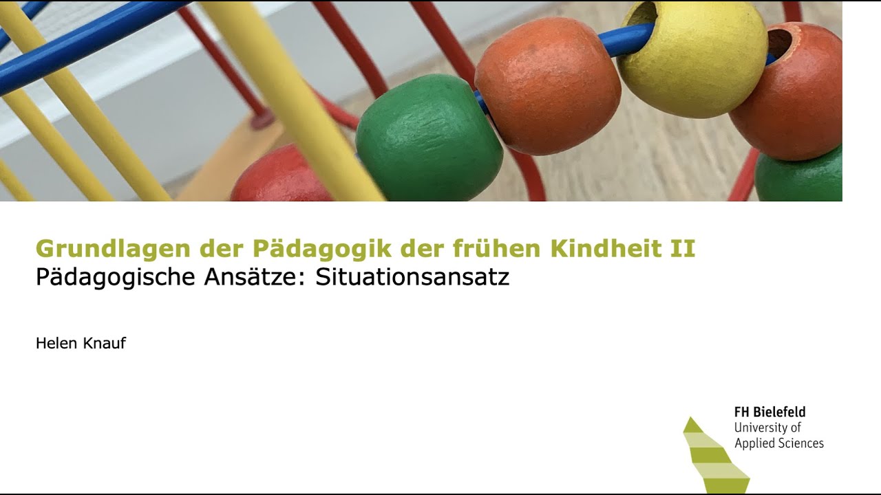  Foto zu Pädagogische Ansätze: Situationsansatz - YouTube 