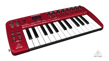 U-CONTROL UMA25S Ultra-Slim 25-Key USB/MIDI Controller Keyboard with Audio Interface