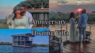 Celebrating our Anniversary on a  Floating Villa | In the Zambezi | Namibia