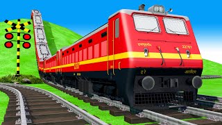 【踏切アニメ】あぶない電車 KERETA WADIDAW !! Tebak Gambar Kereta Api 🚦Fumikiri 3D Railroad Crossing Animation