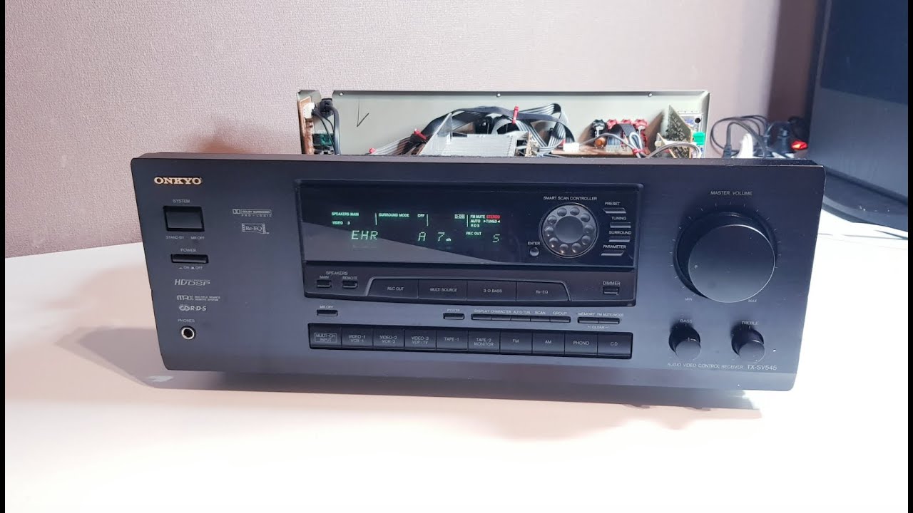 ONKYO TX-SV545 SM Audio Video Control Receiver (1997-99') - Look