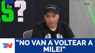 “A Milei no lo van a voltear”: Dipy, cantante.