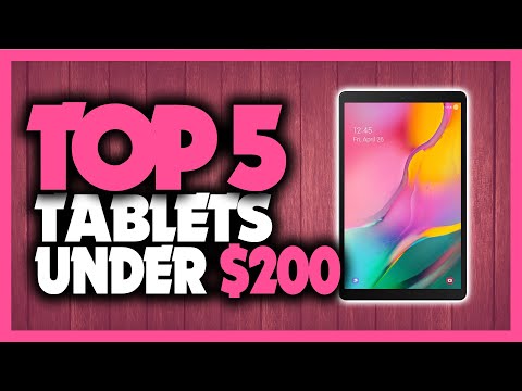 Best Tablets Under $200 in 2020 [Top 5 Picks For Gaming, Students & Work]