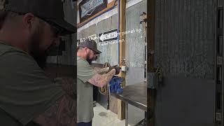 fabricating 1957 chevy patch panels #dailyshorts #automobile #fyp #shorts #fabrication