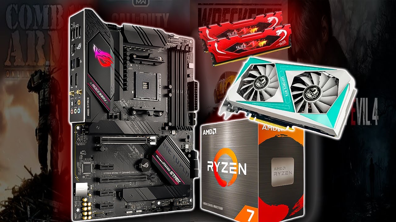 TESTANDO RYZEN 7 5700X🔥RTX 2060 SUPER 8GB😱EM 5 JOGOS NO ULTRA
