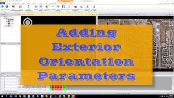 Adding Exterior Orientation Parameters