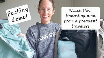 Watch me pack with Tripped Compression Packing Cubes