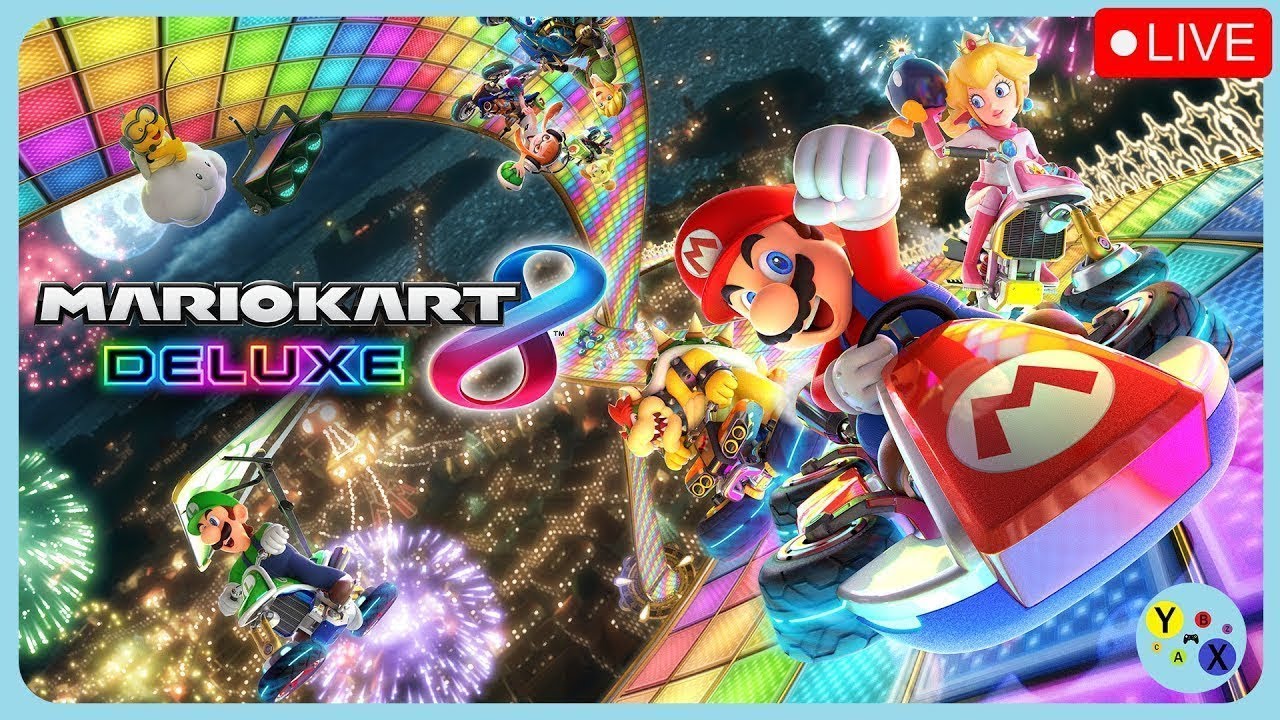 Playing Mariokart 8 Deluxe with Viewers | Switch
