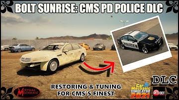 Bolt Sunrise CMS Politie Dept: Politie DLC - Automonteur Simulator 2021 #newdlc
