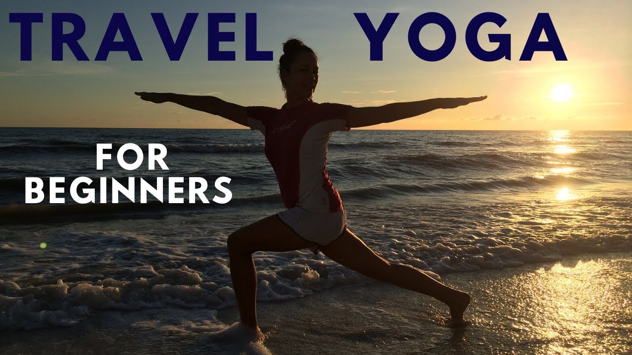 15 minute Travel Yoga for Beginners- No mat! 
