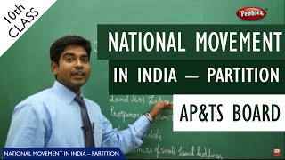 National Movement in India – Partition full lesson | Class 10 Social studies | AP&TS syllabus