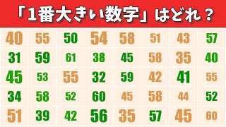 集中力を試す！【数字探し】1番大きい・小さい数字はどれ？【記憶力/認知症予防に！】#224 screenshot 3