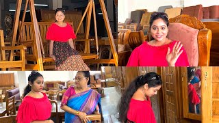 പുതിയ വീട്ടിലേക്കു പുതിയ ഫർണിച്ചറുകൾ |Furniture Shopping Vlog | Meghna Vincent #shoppingvlog