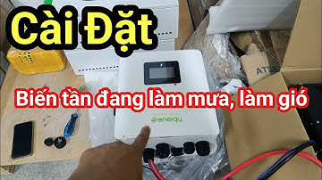 Shop Solar - Hướng dẫn cài đặt Biến tần Hybrid Senergy 6kw đang làm mưa, làm gió trên thị trường