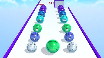 Ball Merge 2048 🟡🔵🧶 Gameplay Walkthrough All Levels Android ,iOS New Updates