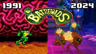 :   Battletoads 1991 - 2024 / Battletoads games evolution 1991 - 2024