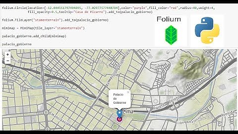Crear Mapas Interactivos en Python | Folium para crear Mapas en Python | Folium Mapas Interactivos