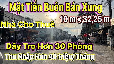 Bán Nhà Thuận An Bình Dương - Mặt Tiền Buôn Bán Xung Ngang 10m - Thu Nhập Cao - Gần Chợ