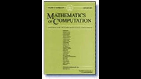 Mathematics of Computation | Wikipedia audio article