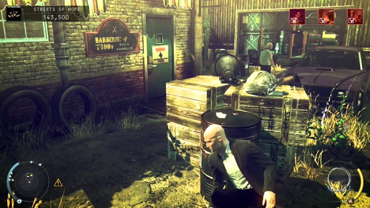 Hitman Absolution Shaving Lenny Silent Assassin - YouTube
