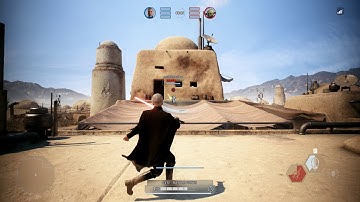 Count Dooku vs Master Yoda Battlefront II (Hero Showdown) Gameplay