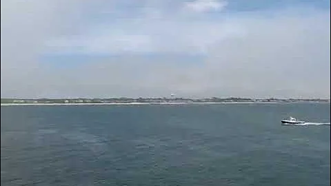 Sailing back to Point Judith ferry to Block Island...