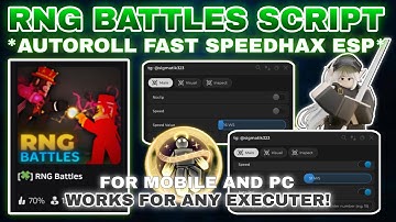 [🍀] RNG Battles Script Pastebin **NO KEY** AutoRoll Fast Undetected | WalkSpeed | Visual | Noclip🔥