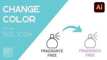 How to change color of an SVG vector icon in Adobe Illustrator - OPTION 1