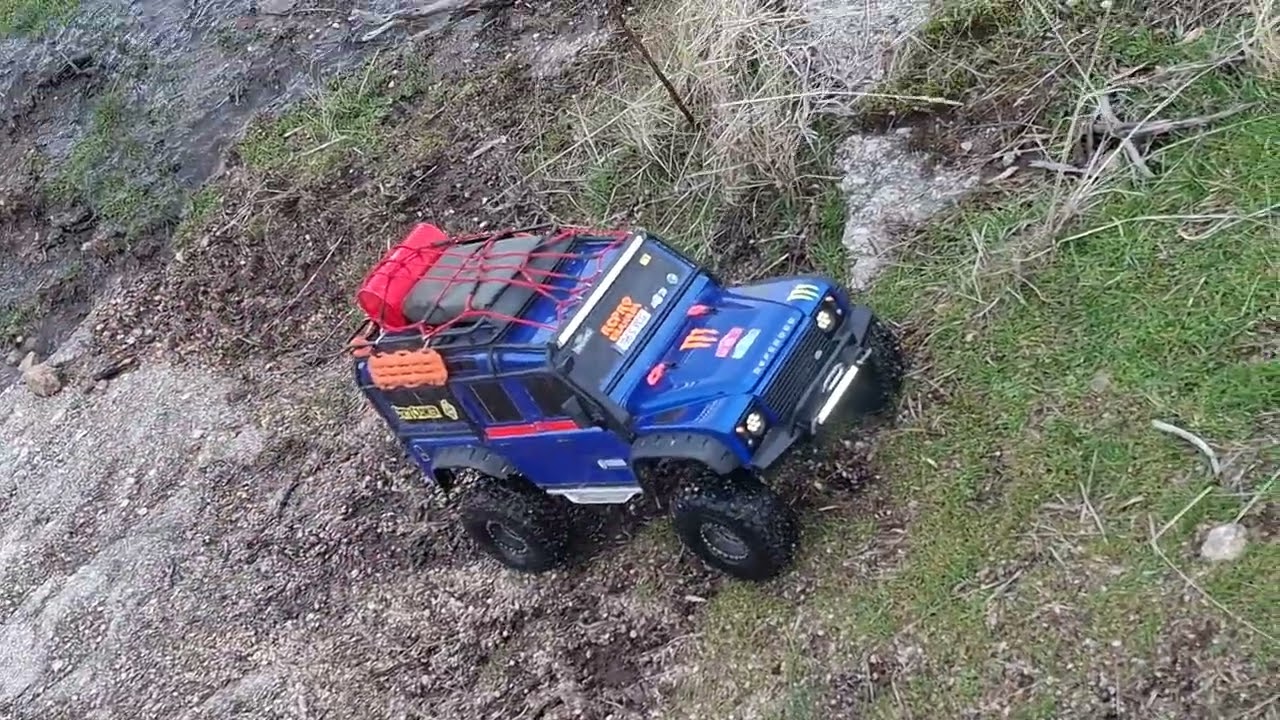 Subida al castro de ulaca con el trx4 defender 