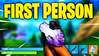First Person FORTNITE Actually Looks Pretty AWESOME?