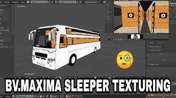 BV MAXIMA SLEEPER _ TEXTURING / BLENDER