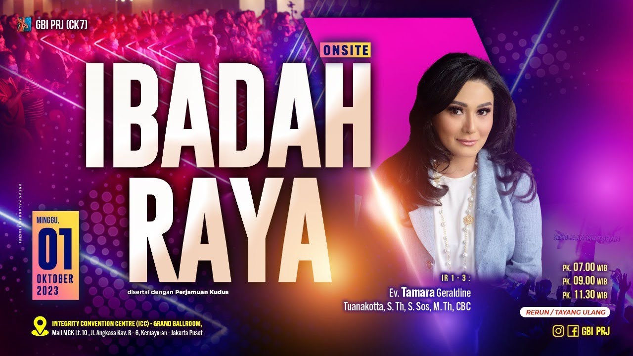 UNEXPECTED GRACE - Ev . Tamara Geraldine T. S. Th, S. Sos, M. Th, CBC - Onsite I - III 01 Okt '23