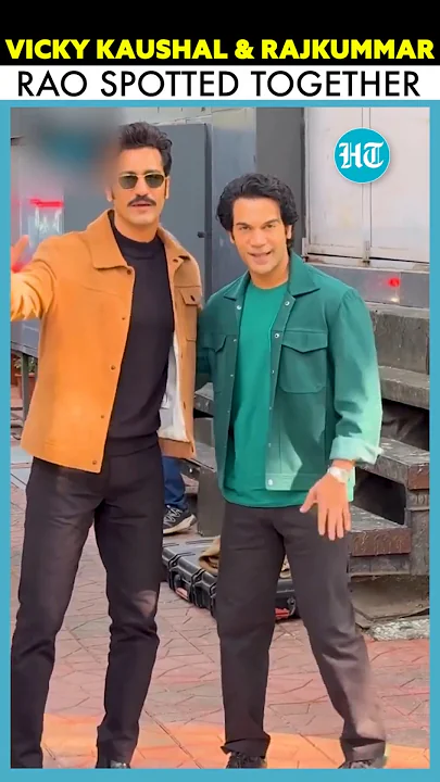 #VickyKaushal & #RajkummarRao Make Appearance Together In #Mumbai | #celebrityspotting #bollywood