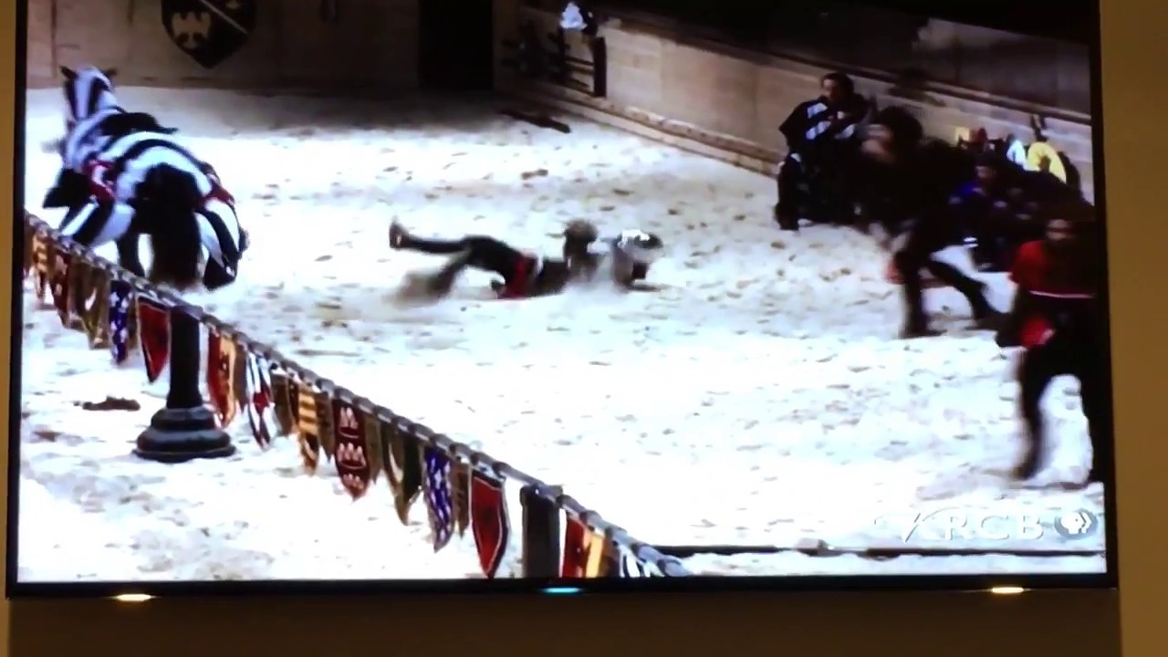 horrible jousting accident