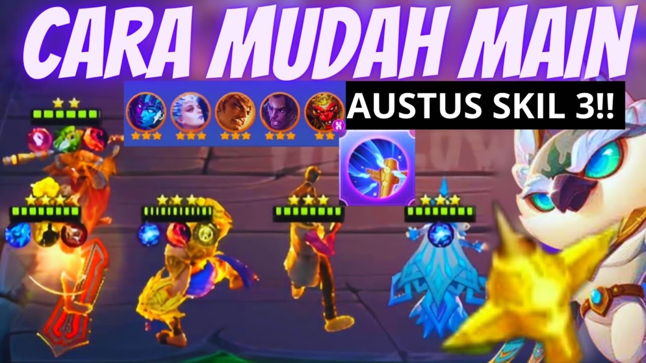 AUSTUS SKIL 3‼️PECAH GENTONG EMAS ?? AUTO PANEN HERO LEGEND CUY!! CARA BERMAIN AUSTUS SKIL 3 TERBARU